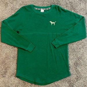 Victoria’s Secret Pink Holiday Bling Varsity Crew, Size XS & Perfect Condition!